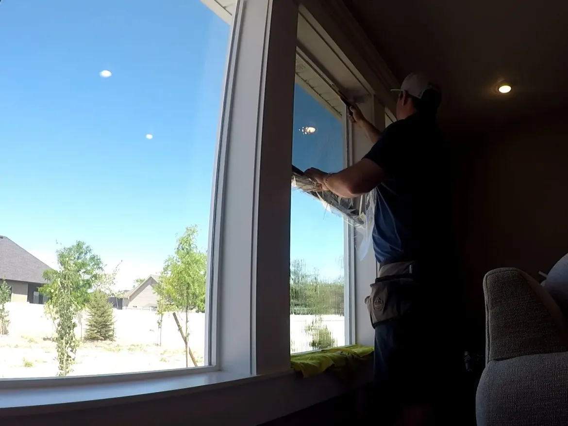 	
glass block window installation